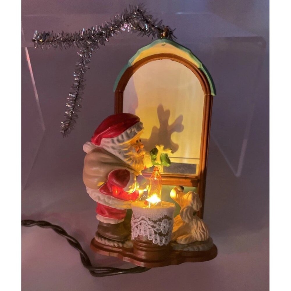 1988 Hallmark Christmas Is Magic Ornament Working Light Original Box Papers Bulb